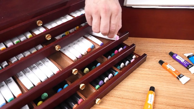 Amazon.com: MEEDEN 10-drawer Wood Artist Supply Storage Box